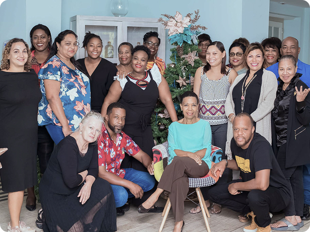 Team members from Fundashon Prevenshon